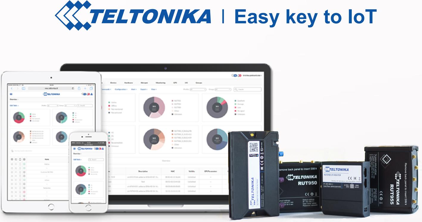 TELTONIKA Remote Management System Monthly license fee 1 unit per license - Approx 1-3 working day lead.