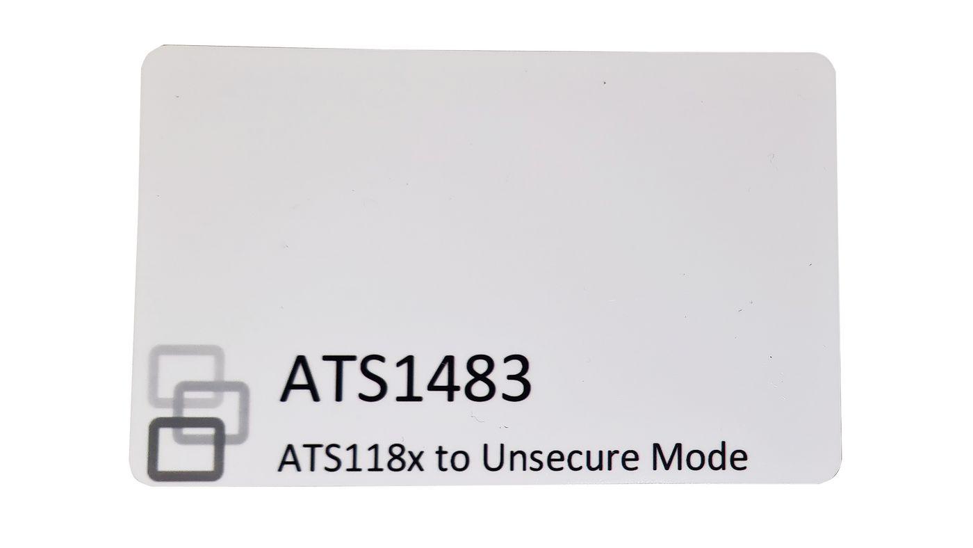 ATS118x to Unsecure Mode - Warranty 2M