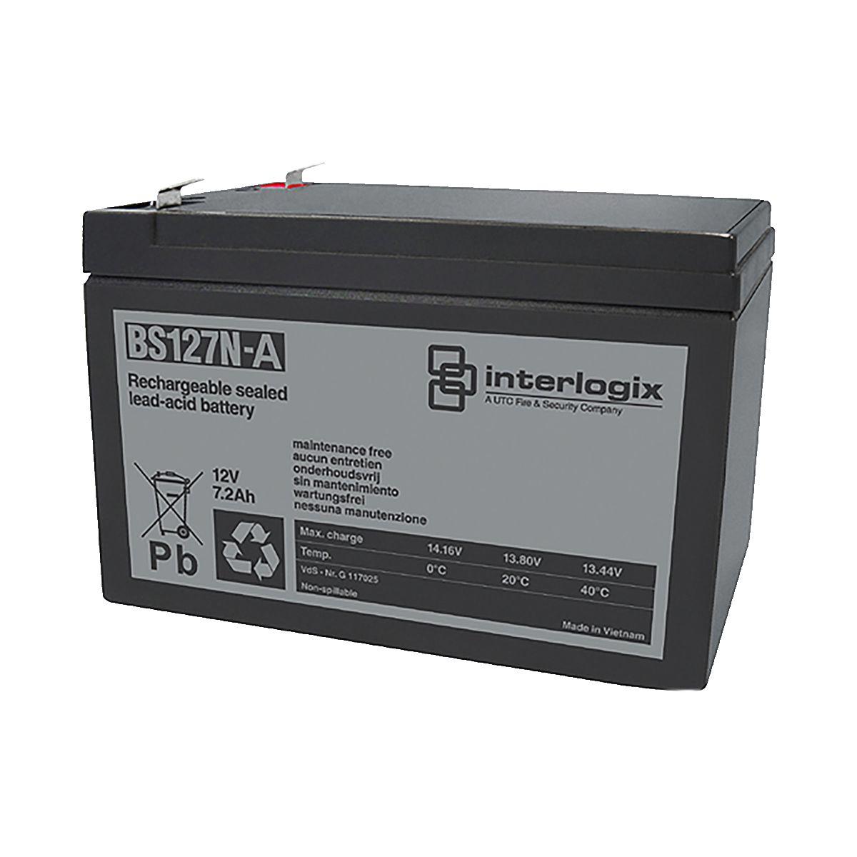 Sealed lead-acid battery 12 - V 7.2 Ah for Intrusion/ - Video/Access control applications 5PK - Warranty 2M