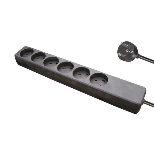Garbot 24155134-7EE prolunghe e multiple 7 m 6 presa(e) AC Interno Nero