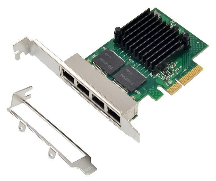 ProXtend PX-NC-10797 scheda di rete e adattatore Interno Ethernet 1000 Mbit/s (PCIe X4 Quad RJ45 Gigabit - Ethernet NIC - Warra