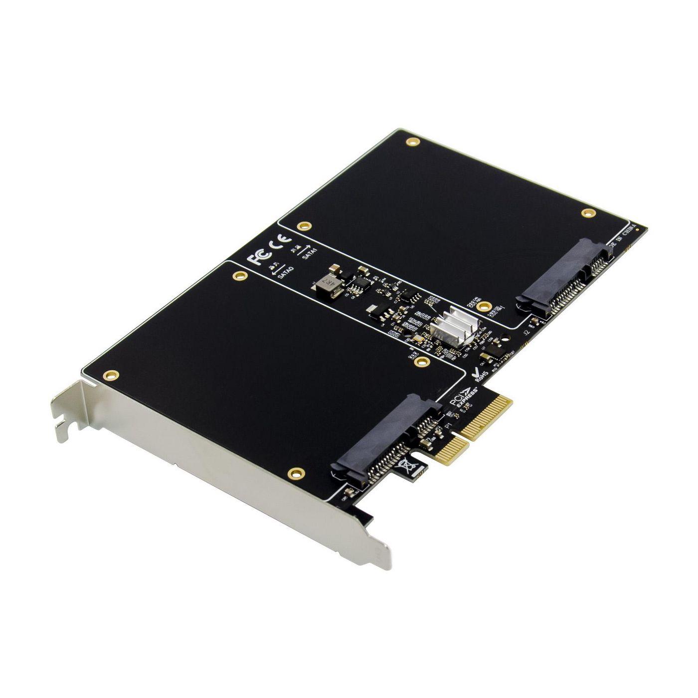 ProXtend PX-SR-10257 scheda di interfaccia e adattatore Interno SATA (PCIe SATA III 6G 2-Channel - SSD RAID Card - Warranty 36M)