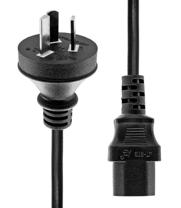 ProXtend PC-IC13-002 cavo di alimentazione Nero 2 m Spina di alimentazione di tipo I Accoppiatore C13 (Power Cord Australia to