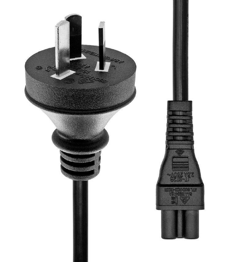 ProXtend PC-IC5-002 cavo di alimentazione Nero 2 m Spina di alimentazione di tipo I Accoppiatore C5 (Power Cord Australia to C5
