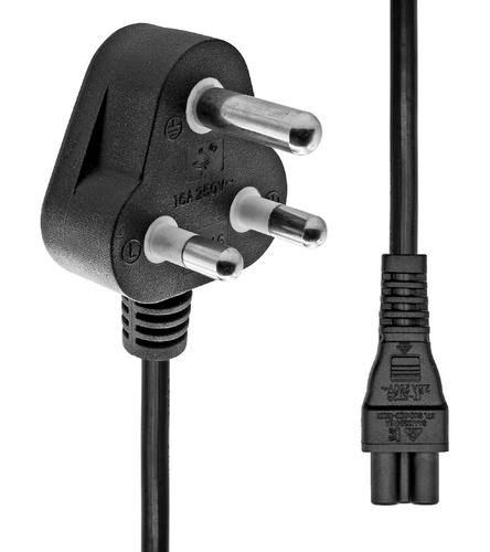 ProXtend PC-DC5-002 cavo di alimentazione Nero 2 m Spina di alimentazione di tipo D Accoppiatore C5 (Angled Type D India to C5