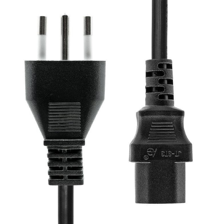 ProXtend PC-LC13-005 cavo di alimentazione Nero 5 m Spina di alimentazione di tipo L Accoppiatore C13 (Power Cord Italy to C13