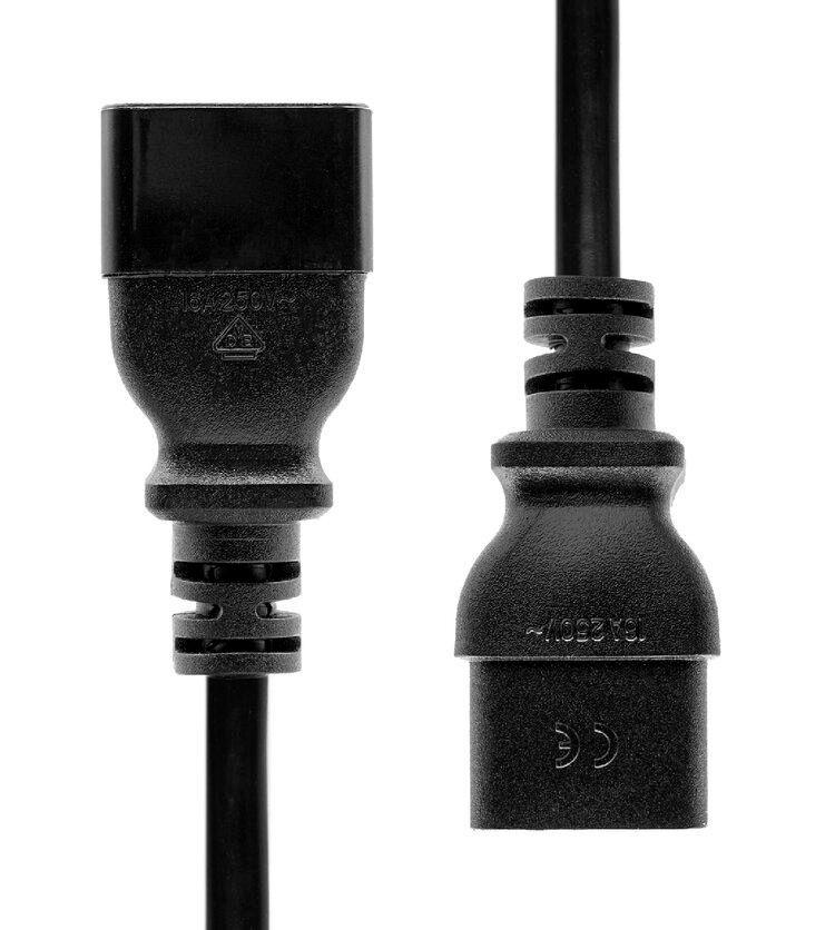 ProXtend PC-C19C20-005 cavo di alimentazione Nero 5 m Accoppiatore C19 Accoppiatore C20 (Power Extension Cord C19 to - C20 5M B