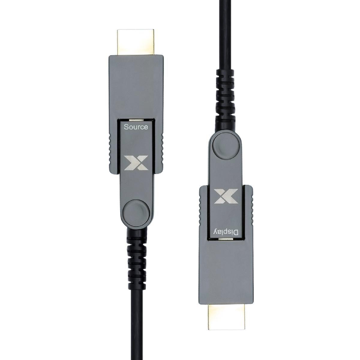 ProXtend HDMIDD2.0AOC-010 cavo HDMI 10 m HDMI Type C Mini Nero (Micro HDMI 2.0 AOC Fiber - Optic Cable 10M - Warranty 36M)