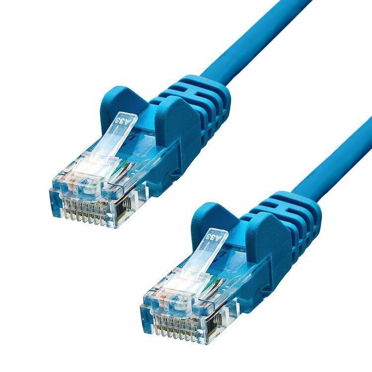 ProXtend V-5UTP-03BL cavo di rete Blu 3 m Cat5e U/UTP UTP (CAT5e U/UTP CCA PVC Ethernet - Cable Blue 3m - Warranty 360M)