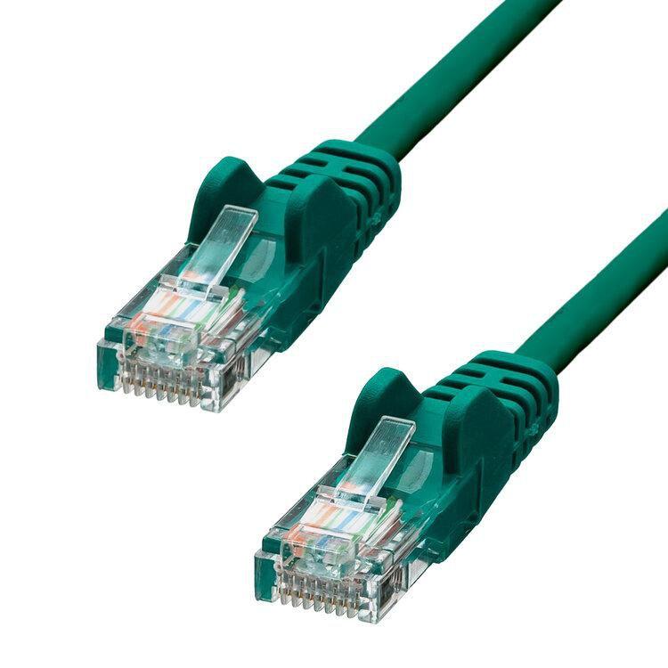 ProXtend V-5UTP-05GR cavo di rete Verde 5 m Cat5e U/UTP UTP (CAT5e U/UTP CCA PVC Ethernet - Cable Green 5m - Warranty 360M)