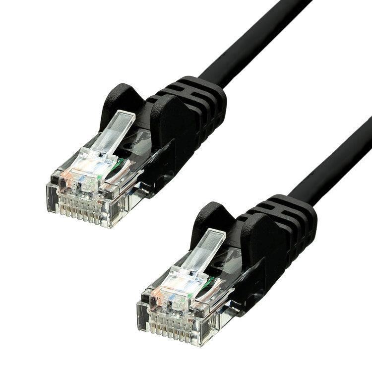 ProXtend V-5UTP-07B cavo di rete Nero 7 m Cat5e U/UTP UTP (CAT5e U/UTP CCA PVC Ethernet - Cable Black 7m - Warranty 360M)