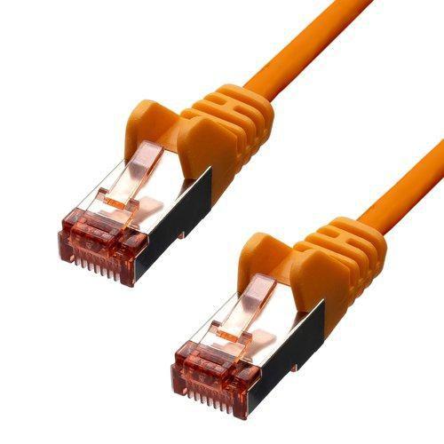 ProXtend V-6FUTP-01O cavo di rete Arancione 1 m Cat6 F/UTP FTP (CAT6 F/UTP CCA PVC Ethernet - Cable Orange 1m - Warranty 360M)