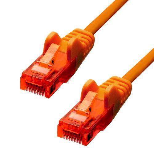ProXtend V-6UTP-0025O cavo di rete Arancione 0,25 m Cat6 U/UTP [UTP] (CAT6 U/UTP CCA PVC Ethernet - Cable Orange 25cm - Warrant