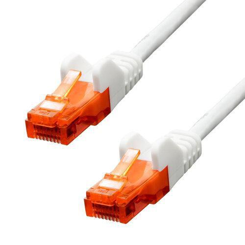 ProXtend V-6UTP-05W cavo di rete Bianco 5 m Cat6 U/UTP UTP (CAT6 U/UTP CCA PVC Ethernet - Cable White 5m - Warranty 360M)