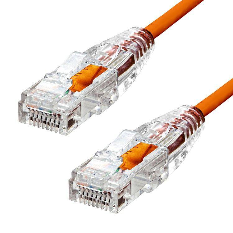 ProXtend S-6AUTP-0025O cavo di rete Arancione 025 m Cat6a U/UTP UTP (Ultra Slim CAT6A U/UTP CU - LSZH Ethernet Cable Orange - 2