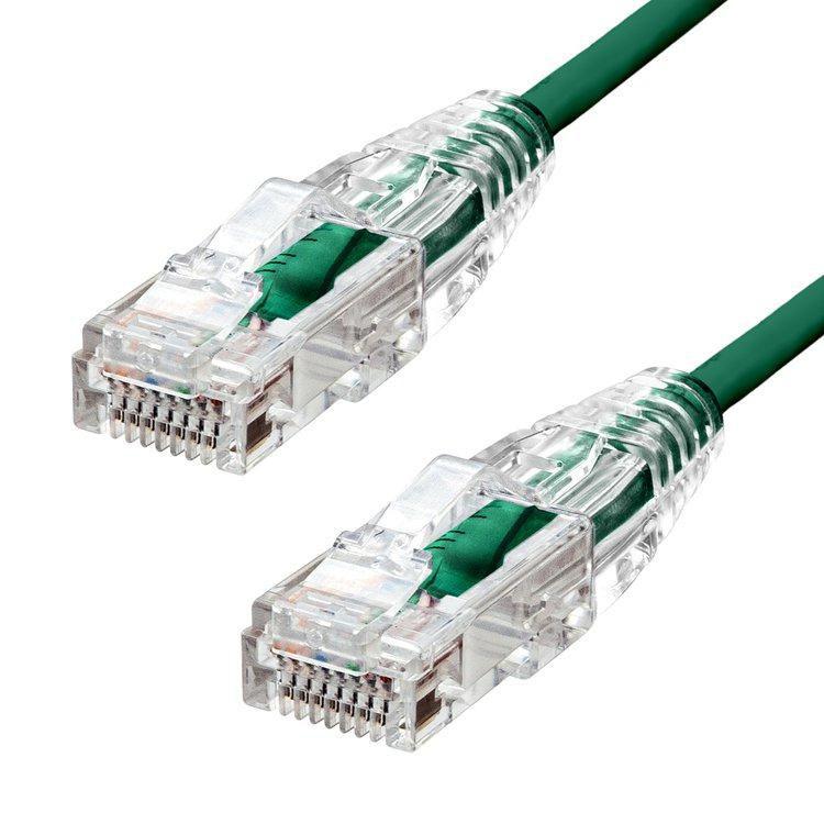 ProXtend S-6AUTP-015GR cavo di rete Verde 15 m Cat6a U/UTP UTP (Ultra Slim CAT6A U/UTP CU - LSZH Ethernet Cable Green - 1.5m -