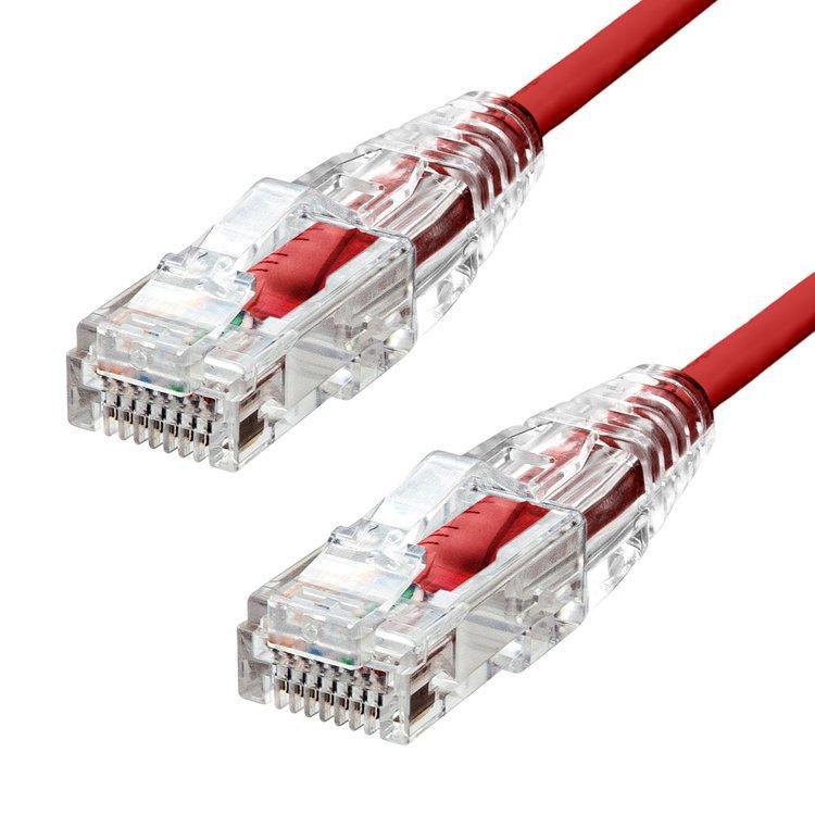 ProXtend S-6UTP-015R cavo di rete Rosso 15 m Cat6 U/UTP UTP (Ultra Slim CAT6 U/UTP CU LSZH - Ethernet Cable Red 1.5m - Warranty