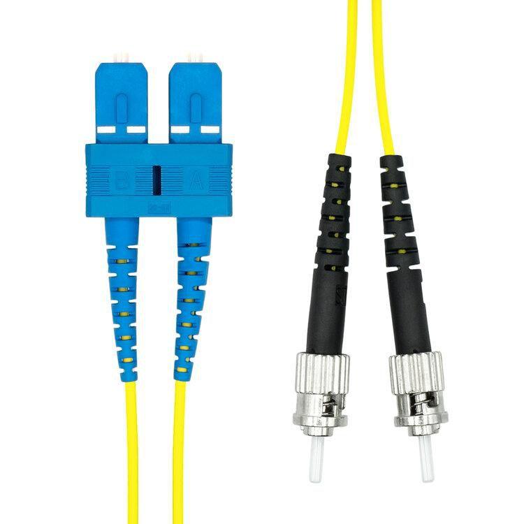 ProXtend FO-STSCOS2D-002 cavo a fibre ottiche 2 m ST SC OS2 Giallo (ST-SC UPC OS2 Duplex SM Fiber - Cable 2M - Warranty 360M)