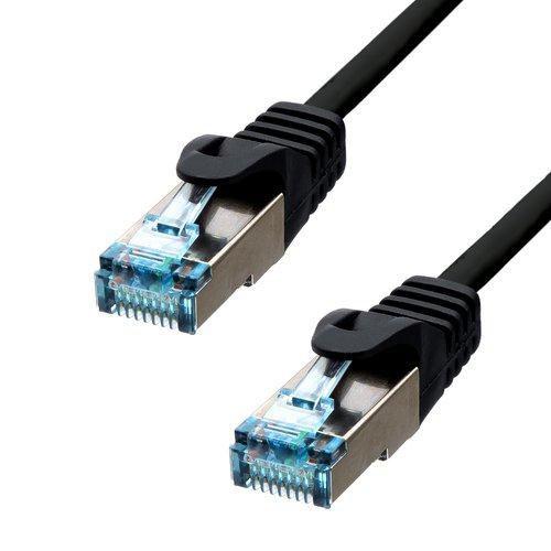 ProXtend 6ASFTP-03B cavo di rete Nero 3 m Cat6a S/FTP S-STP (CAT6A S/FTP CU LSZH Ethernet - Cable Black 3m - Warranty 360M)