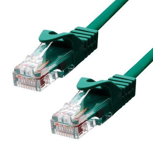 ProXtend 5UTP-003GR cavo di rete Verde 03 m Cat5e U/UTP UTP (CAT5e U/UTP CU PVC Ethernet - Cable Green 30cm - Warranty 360M)