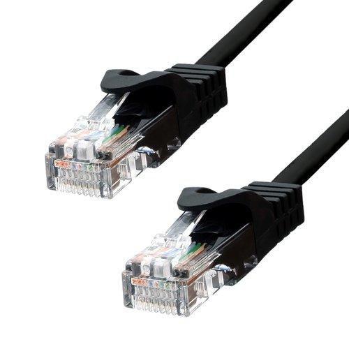 ProXtend 5UTP-07B cavo di rete Nero 7 m Cat5e U/UTP UTP (CAT5e U/UTP CU PVC Ethernet - Cable Black 7m - Warranty 360M)