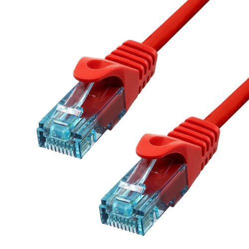 ProXtend 6AUTP-03R cavo di rete Rosso 3 m Cat6a U/UTP [UTP] (CAT6A U/UTP CU LSZH Ethernet - Cable Red 3m - Warranty: 360M)