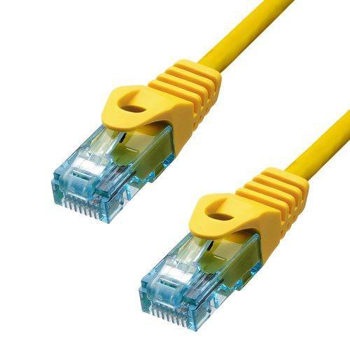 ProXtend 6AUTP-03Y cavo di rete Giallo 3 m Cat6a U/UTP UTP (CAT6A U/UTP CU LSZH Ethernet - Cable Yellow 3m - Warranty 360M)