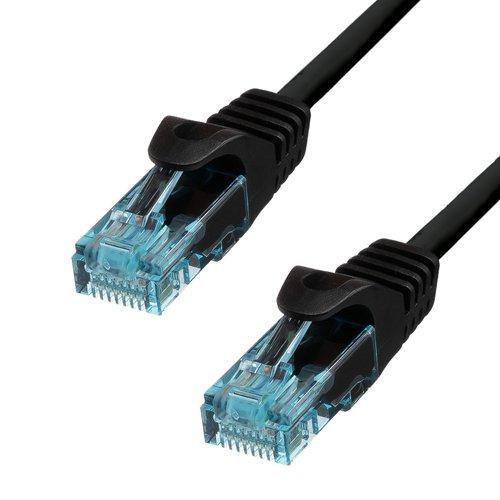 ProXtend 6AUTP-05B cavo di rete Nero 5 m Cat6a U/UTP UTP (CAT6A U/UTP CU LSZH Ethernet - Cable Black 5m - Warranty 360M)