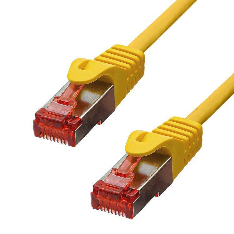 ProXtend 6FUTP-005Y cavo di rete Giallo 05 m Cat6 F/UTP FTP (CAT6 F/UTP CU LSZH Ethernet - Cable Yellow 50cm - Warranty 360M)