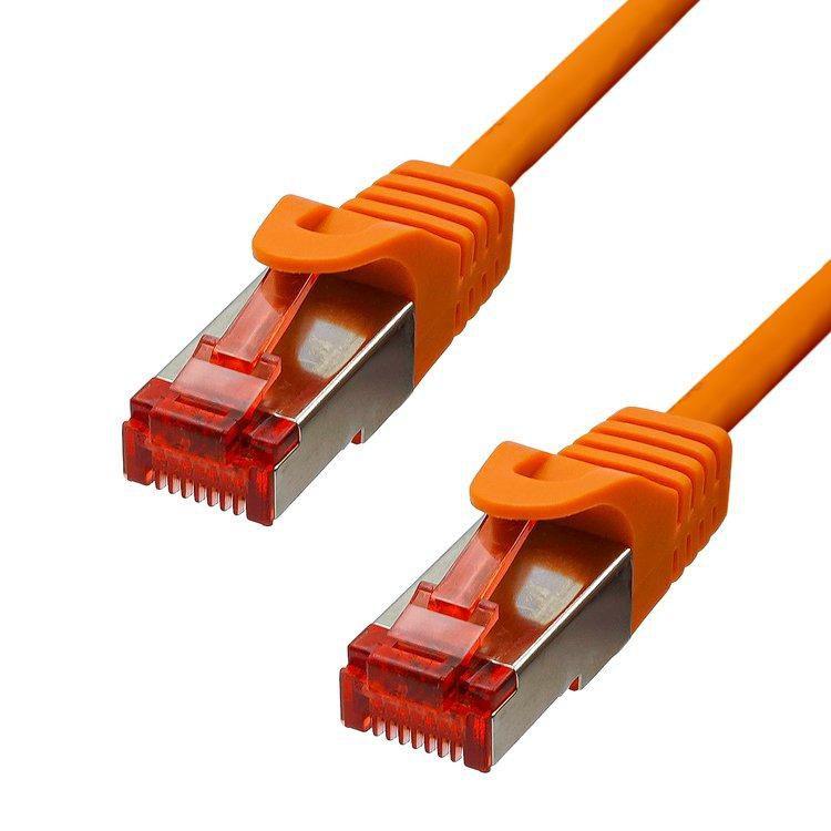 ProXtend 6FUTP-15O cavo di rete Arancione 15 m Cat6 F/UTP FTP (CAT6 F/UTP CU LSZH Ethernet - Cable Orange 15m - Warranty 360M)