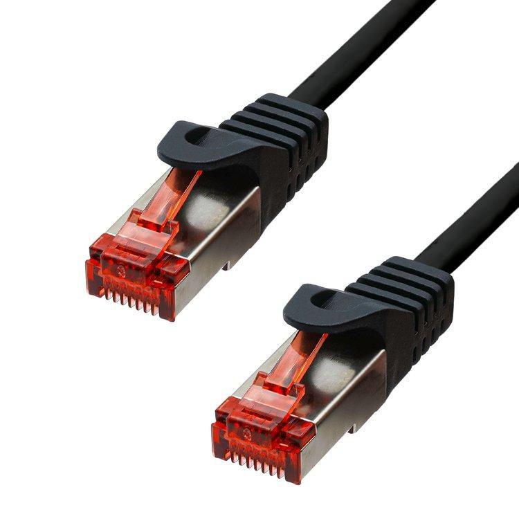 ProXtend 6FUTP-20B cavo di rete Nero 20 m Cat6 F/UTP FTP (CAT6 F/UTP CU LSZH Ethernet - Cable Black 20m - Warranty 360M)