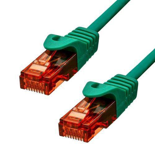 ProXtend 6UTP-01GR cavo di rete Verde 1 m Cat6 U/UTP UTP (CAT6 U/UTP CU LSZH Ethernet - Cable Green 1m - Warranty 360M)