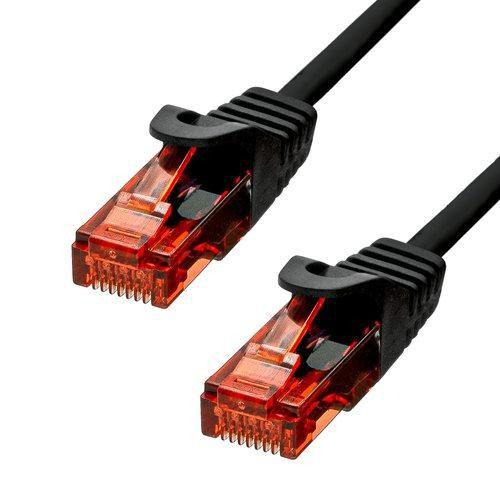 ProXtend 6UTP-02B cavo di rete Nero 2 m Cat6 U/UTP UTP (CAT6 U/UTP CU LSZH Ethernet - Cable Black 2m - Warranty 360M)