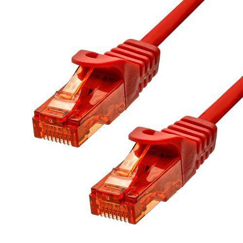 ProXtend 6UTP-10R cavo di rete Rosso 10 m Cat6 U/UTP UTP (CAT6 U/UTP CU LSZH Ethernet - Cable Red 10m - Warranty 360M)