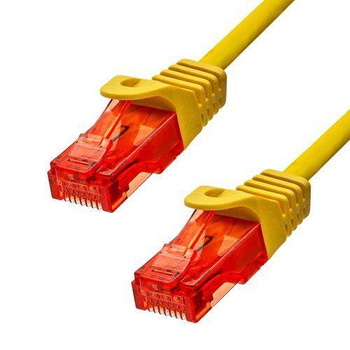 ProXtend 6UTP-15Y cavo di rete Giallo 15 m Cat6 U/UTP UTP (CAT6 U/UTP CU LSZH Ethernet - Cable Yellow 15m - Warranty 360M)