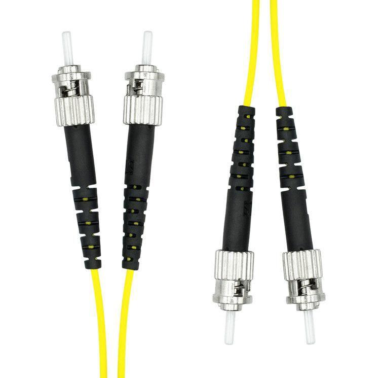ProXtend FO-LCSTOS2D-010 cavo a fibre ottiche 10 m LC ST OS2 Giallo