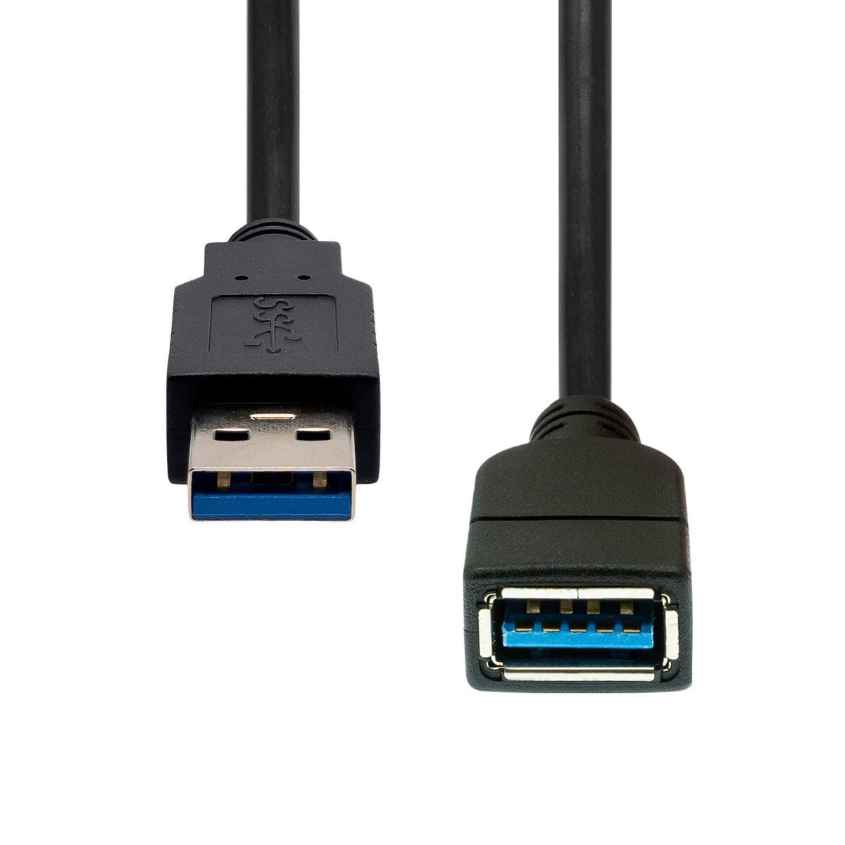 USB 3.2 Gen1 Extension Cable - Black 2M - Warranty 360M