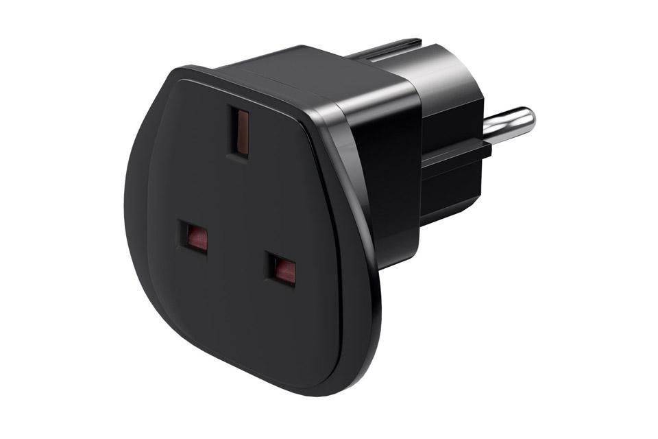 Power Adapter UK to Schuko F/M - Warranty 360M