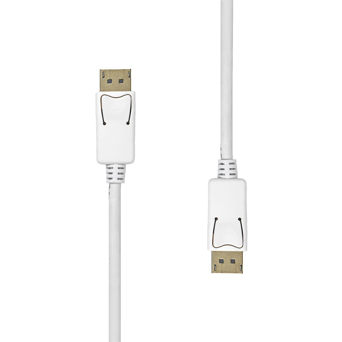DisplayPort Cable 1.2 1M White - Warranty 360M