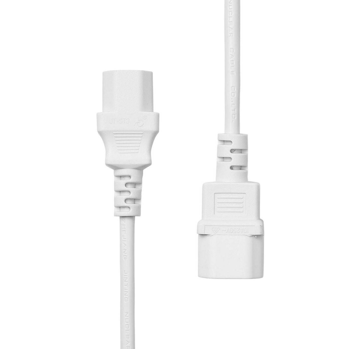 ProXtend PC-C13C14-005W cavo di alimentazione Bianco 5 m Accoppiatore C13 Accoppiatore C14 (Power Extension Cord C13 to - C14 5