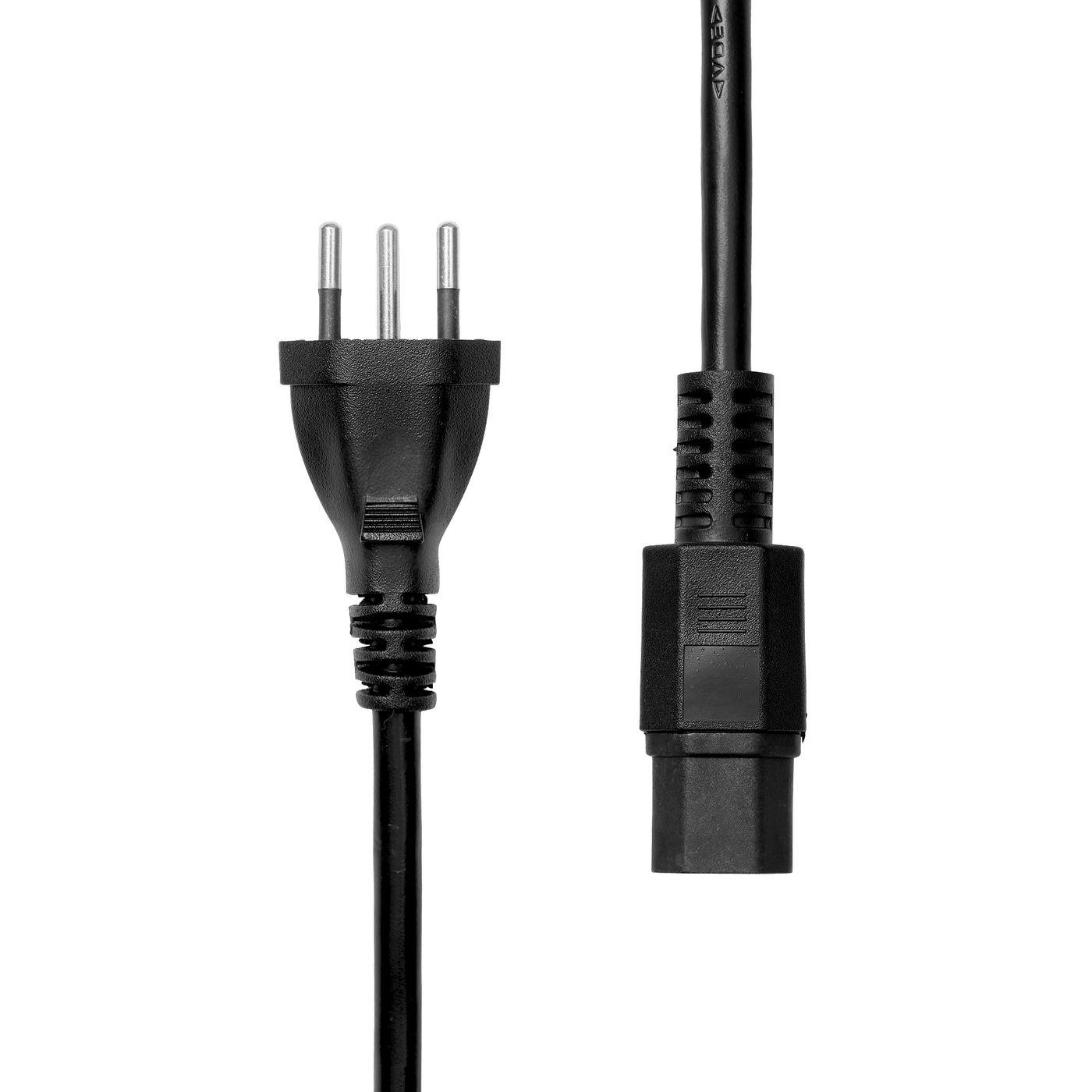 Power Cord Swiss to C15 2M - Black - Warranty 360M