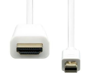 ProXtend MDP-HDMI-002W cavo e adattatore video 2 m Mini DisplayPort Bianco (Mini Displayport to HDMI 2M - Warranty 360M)