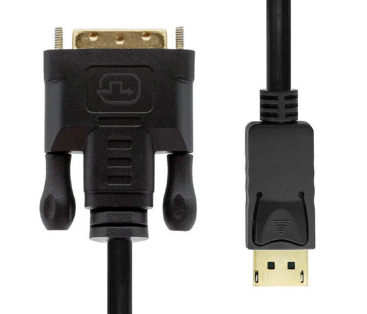 ProXtend Displayport 1.2 to DVI-D 241 3M Nero (Displayport 1.2 to DVI-D 241 - 3M - Warranty 360M)