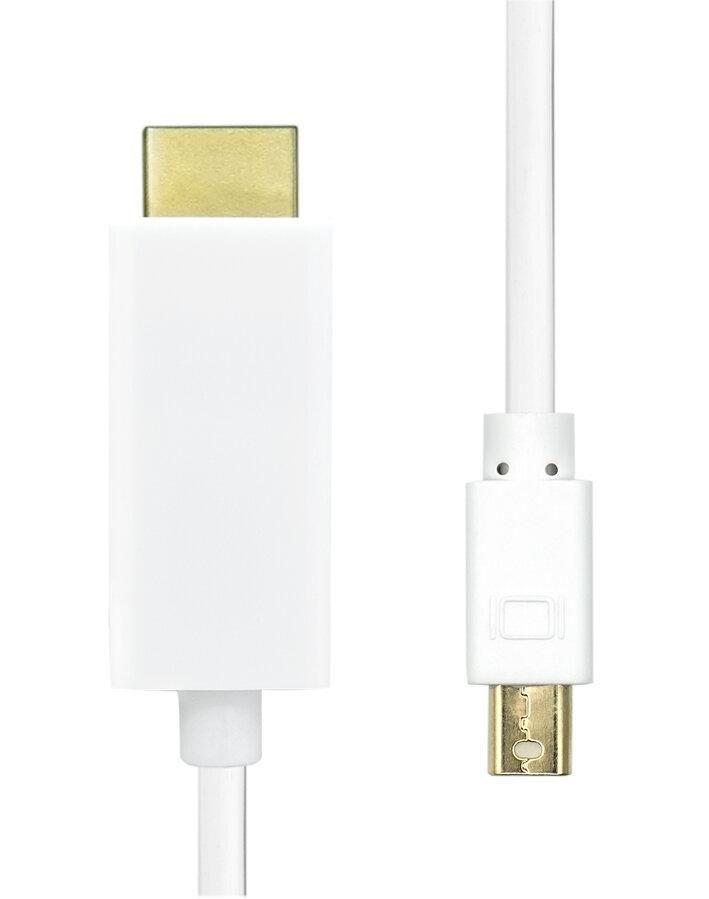 ProXtend MDP1.2-HDMI-001W cavo e adattatore video 1 m Mini DisplayPort Bianco (Mini Displayport 1.2 to HDMI - 1M White - Warran