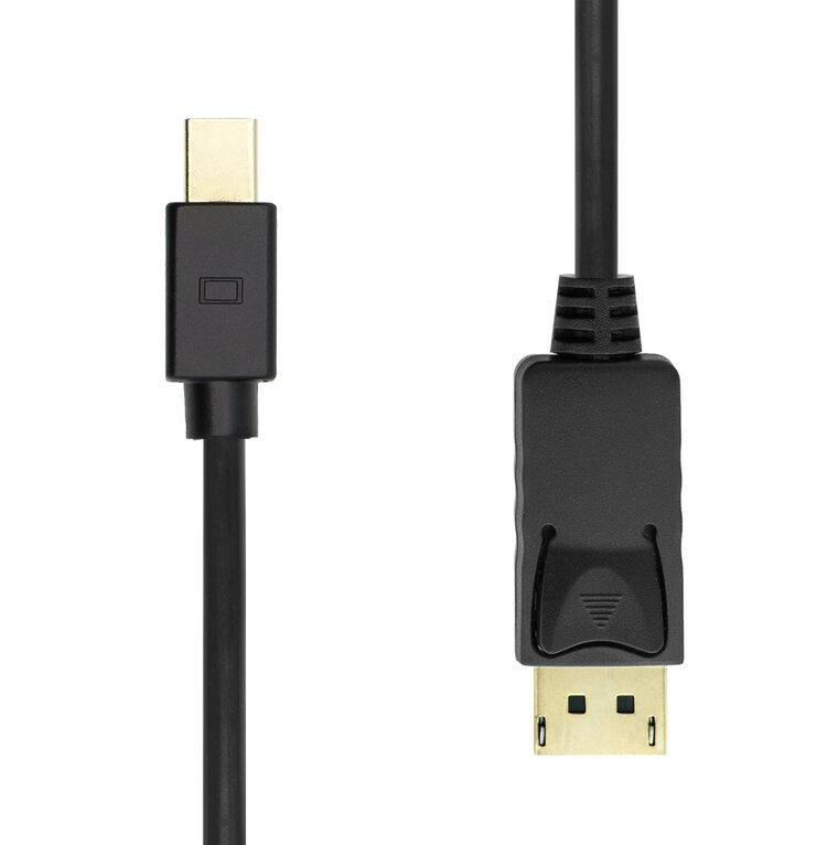ProXtend Mini Displayport to Displayport 1.2 0.5M 05 m Nero (Mini Displayport to - Displayport 1.2 0.5M - Warranty 360M)