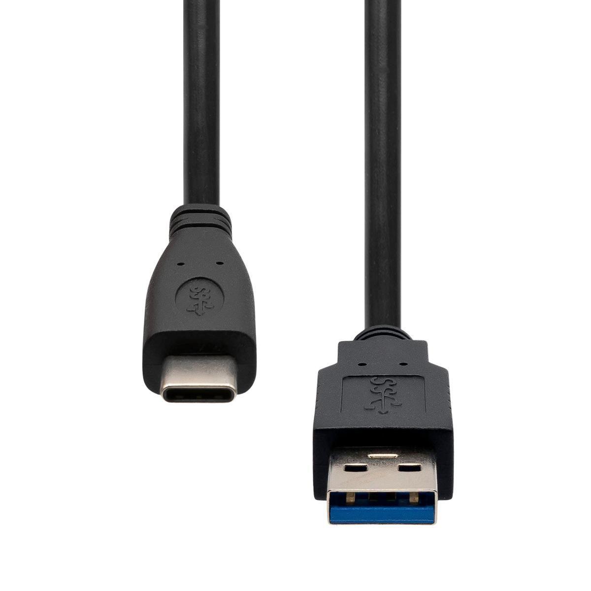 USB-C to USB A 3.0 cable 15cm - black - Warranty 360M