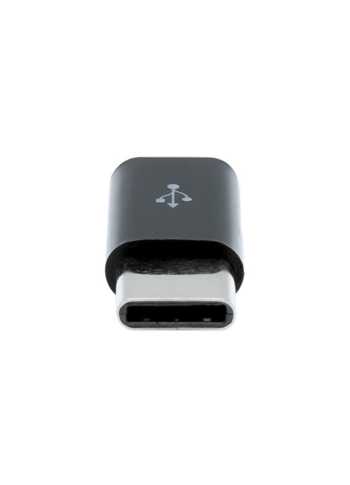 ProXtend USBC-MICROBA adattatore per inversione del genere dei cavi USB-C USB Micro B Nero (USB-C to USB 2.0 Micro B - Adapter