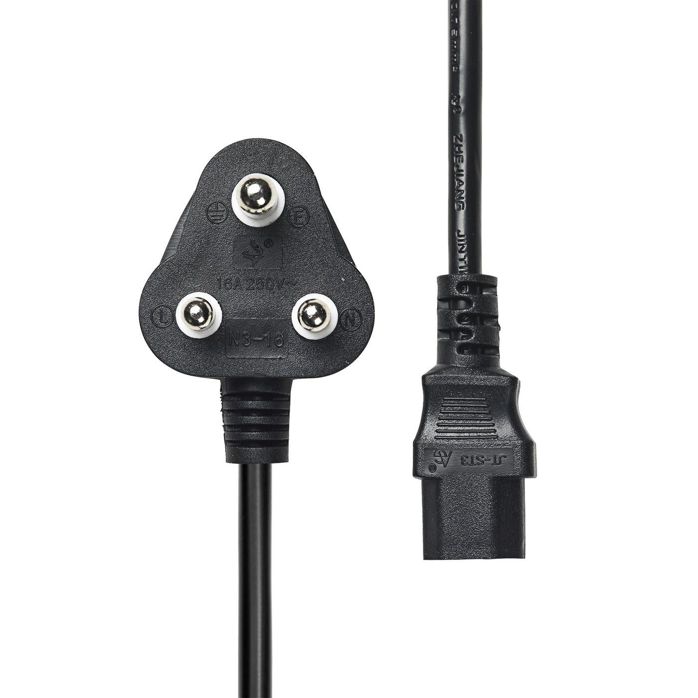 Power Cord South Africa - Angled to C13 2M - Warranty 360M