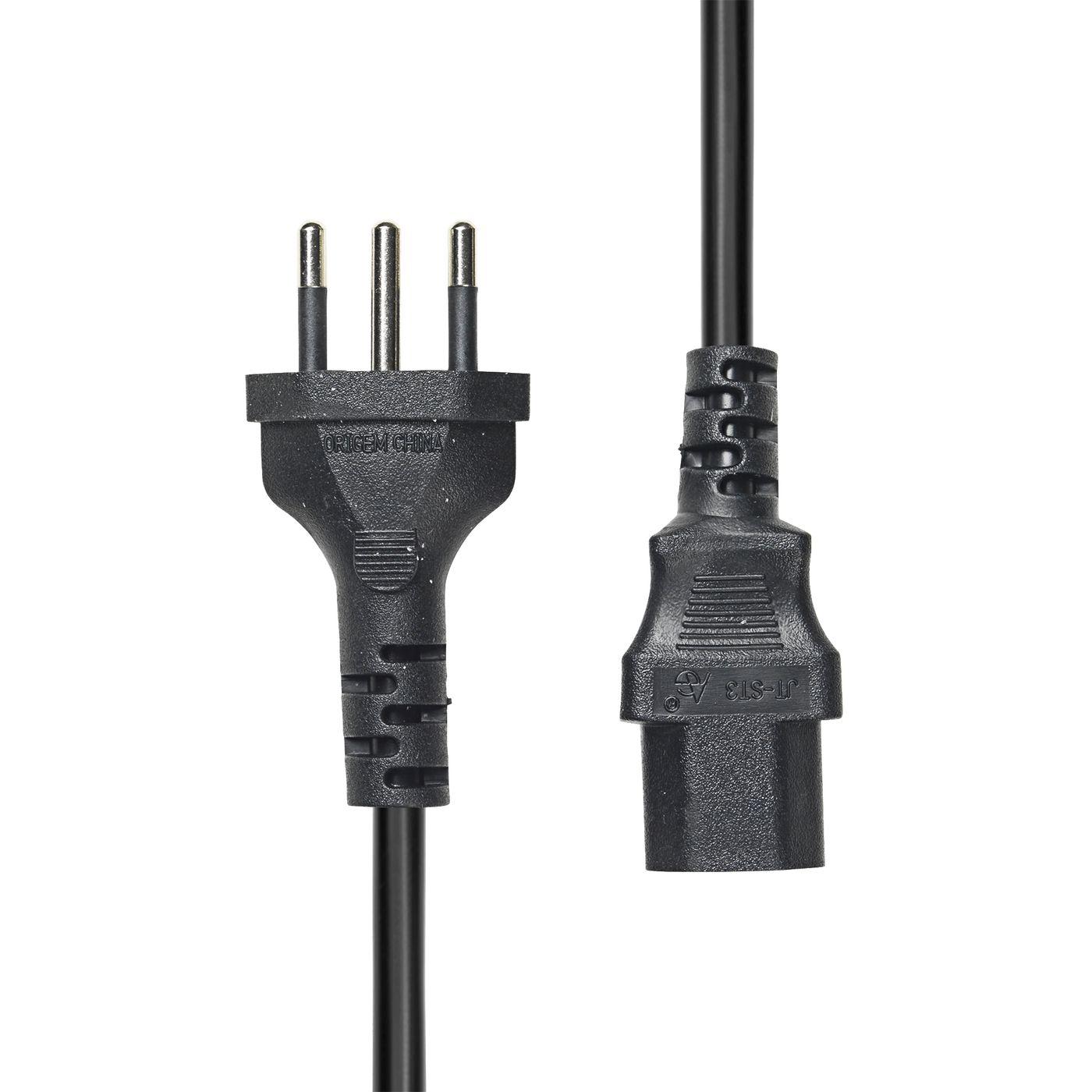 Power Cord Brazil to C13 5M - Black - Warranty 360M