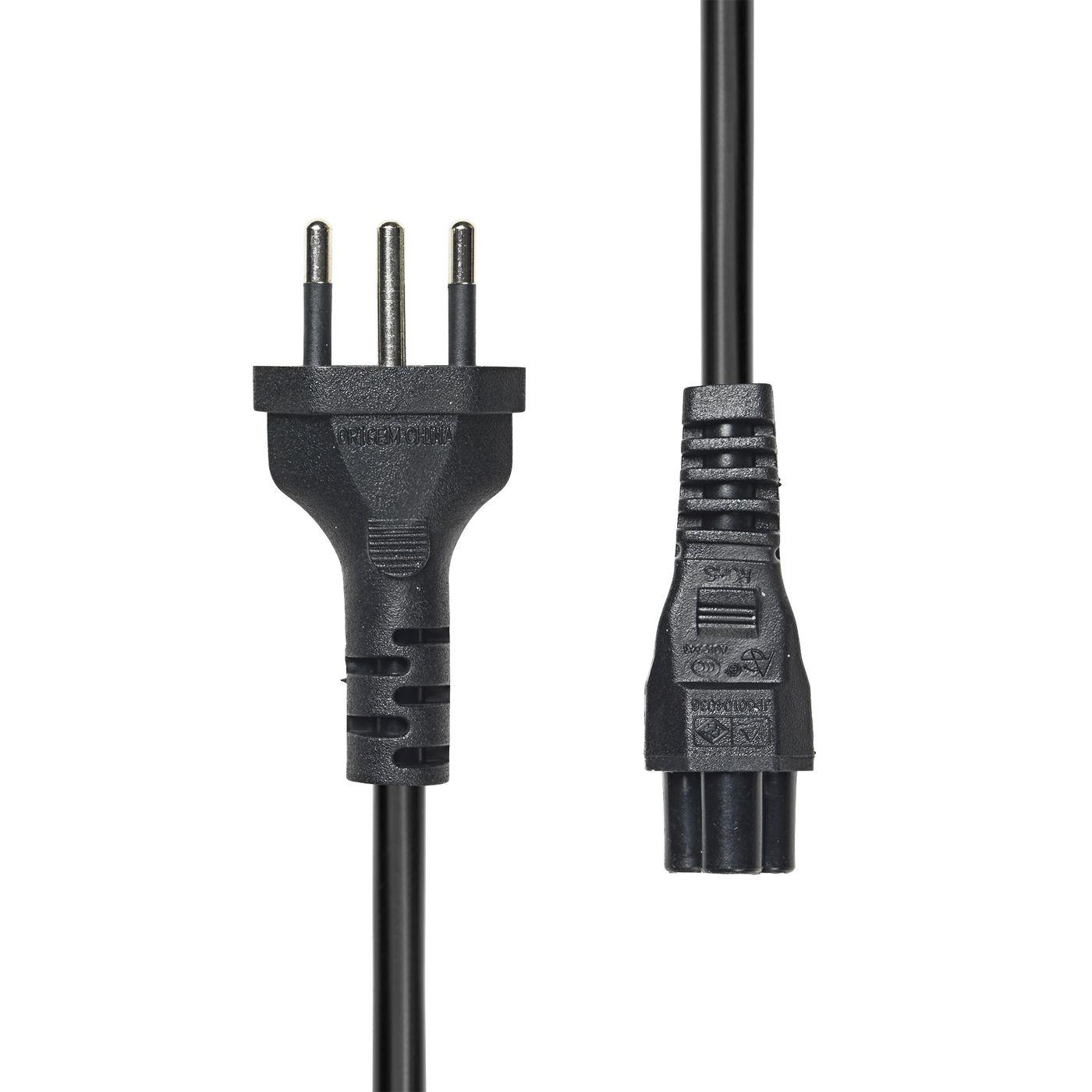 Power Cord Brazil to C5 2M - Black - Warranty 360M